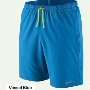 Patagonia Mens Multi Trails Shorts Vessel Blue Size XL NWT 8” HeiQ® Odor Control